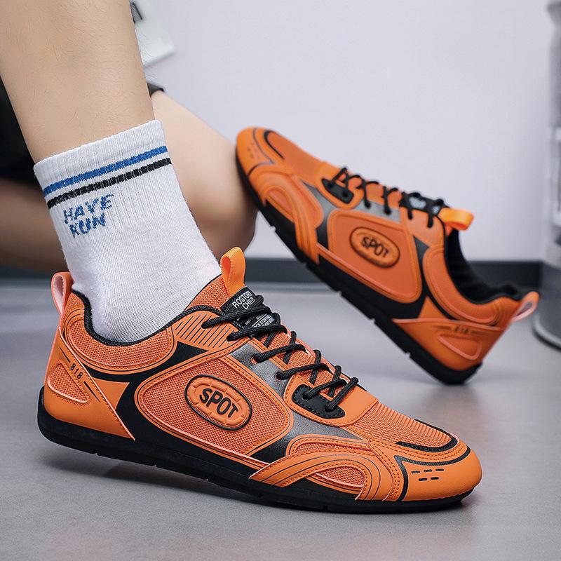 

2025 новая популярная мужская обувь Путянь спортивная модная обувь четыре сезона дышащая дезодорирующая сетка амортизация мужская легкая повседневная обувь 44 красный