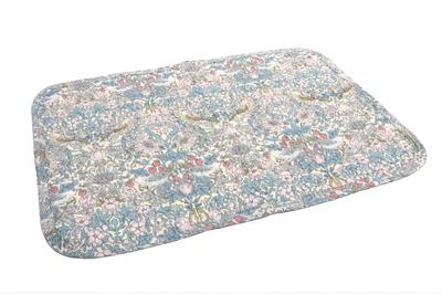 Romance Kosugi Cotton Pillow Pad, V&A (Victoria & Albert Museum) Strawberry Thief Pattern, Washed Quilted, Skin-Friendly, 100% Cotton, Pink