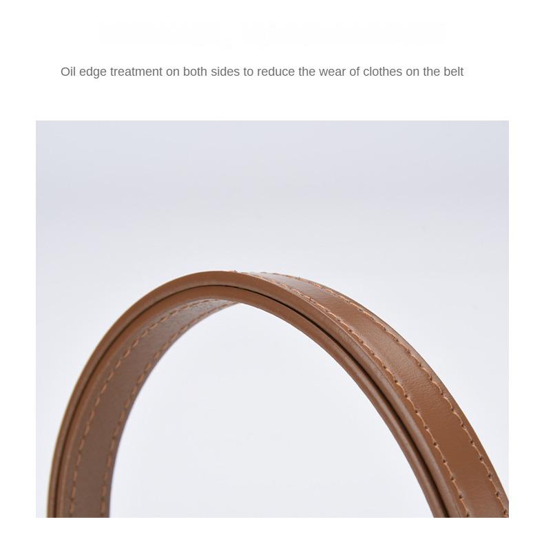 Adjustable Thin Belts with Pearl Accessories for Womens Skinny Belts for Dresses Womens Belts for Jeans