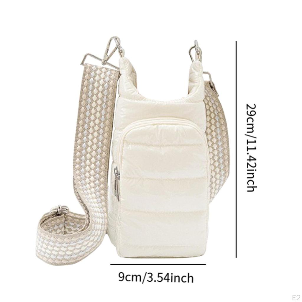 Crossbody Bag for Water Bottle Storage During Activities