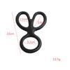 Soft Skin-safe Silicone Scissor Shaped Double Loop Intimate Accessory for Couples Reusable Washable Flexible Comfort Wearable