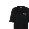 Balenciaga Political Campaign SS20 Drop Shoulder Sleeve T Shirt Women's Black Loose Fit Edition 620941TIV521070