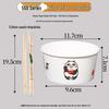 Bei Yipin Thickened Panda Disposable Paper Bowl Set