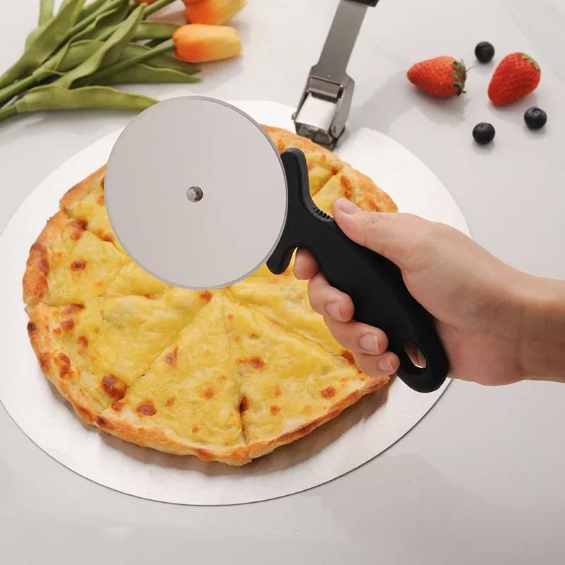 Cuțite pentru pizza din oțel inoxidabil Cuțit pentru pizza Cuțit pentru pizza Roată pentru prăjituri Foarfece pentru copt Accesorii pentru bucătărie