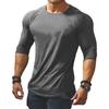 Spring and Summer New Casual Solid Color Men's Round Neck Long Sleeve T-shirt Slim Fit Youth T-shirt