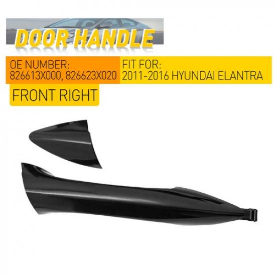 Exterior Door Handle For 2011-2016 Elantra Hyundai Front RH Passenger Side Outer