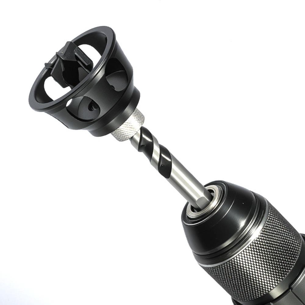 Aluminum Alloy Vertical Hole Locator Polished Finish Drill Locator For Electric Drills