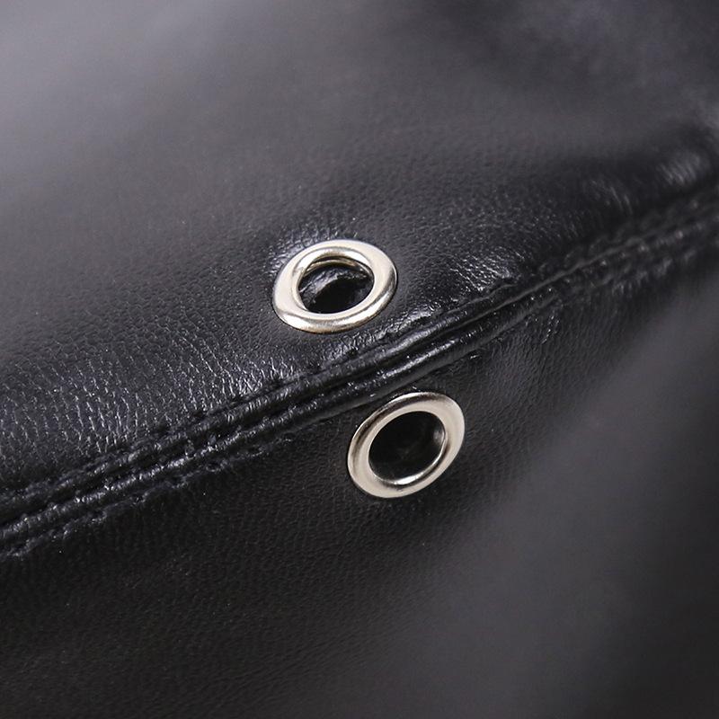 PU Leather Head Hood Blindfold Harness Face Mask BDSM Bondage Headgear Sex Toys for Women Men Adult Games Party Role Play Props