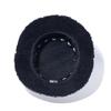 New Era Bucket Mink Solid Size BUCKET01 MINK FLEECE BLK SIL Hat, Fleece, Black, S/M,