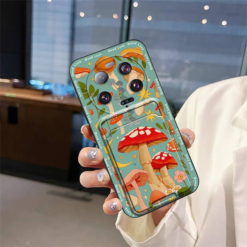 TPU Cute Phone Case For Xiaomi 13 Ultra Anti-dust Graffiti Shockproof Anti-knock Silicone Card Bag Dirt-resistant Cover