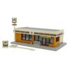 Rokuhan Z Gauge S049-1 Orange Convenience Store Model for Railway Layout