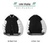 Men's Korean Style Spring Baseball Jacket - Trendy Patchwork Long Sleeve Top, Loose Fit, Handsome Outerwear
