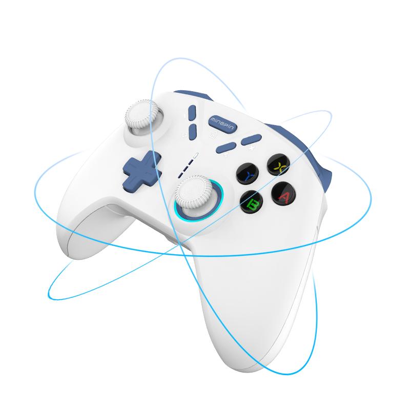 Bluetooth-compatable Wireless Game Controller for Switch/ PS4/PS3/Steam/IOS13.4+/Android (HID)/ Harmony OS Gamepad Joystick