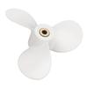 3-Blatt Aluminiumlegierung Propeller Ersatz Außenbordmotor Propeller für 4 5 6 8 PS Takt