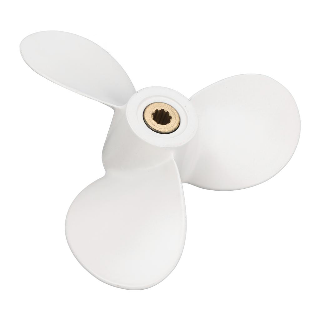 3-Blatt Aluminiumlegierung Propeller Ersatz Außenbordmotor Propeller für 4 5 6 8 PS Takt