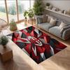 AC Mailand Bedruckter Flanell Teppich Rutschfest Weicher Polyester Boden Teppich Indoor Dekor Matte für Schlafzimmer Wohnzimmer Sofa Spielzimmer Heimdekoration
