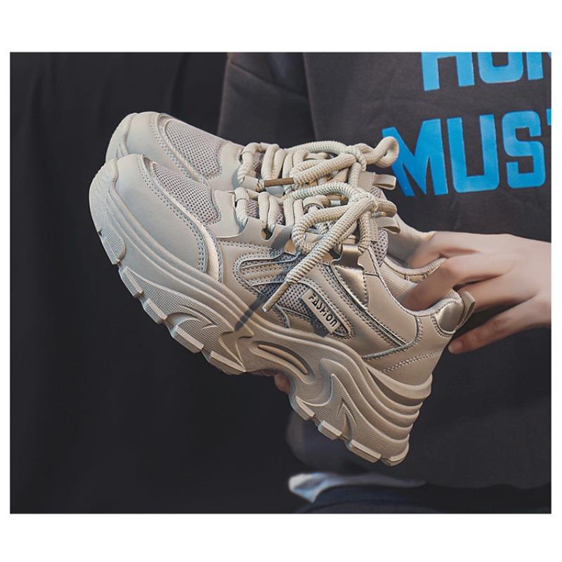 Dad Shoes Women's Spring New Student Trendy Versatile Platform Single Shoes Spring and Autumn Casual Shoes