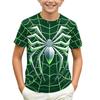 Kids' Short Sleeve Neck T-Shirt with Graphic Print for Casual Daily Wear