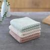 3/10Pcs Kitchen Cleaning Articles Dining Wash Towel Absorbent Square Microfiber Dishcloths Household Thickened Absorbent Cloth