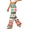 Women's Elastic Waist Casual Straight Leg Pants with Pockets for Everyday Wear