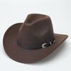 Cowboy Hat With Chain And Starry Sky Compass For Western Style Men And Women