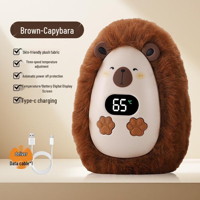 Rechargeable Plush Hand Warmer - Perfect Winter Gift for Students