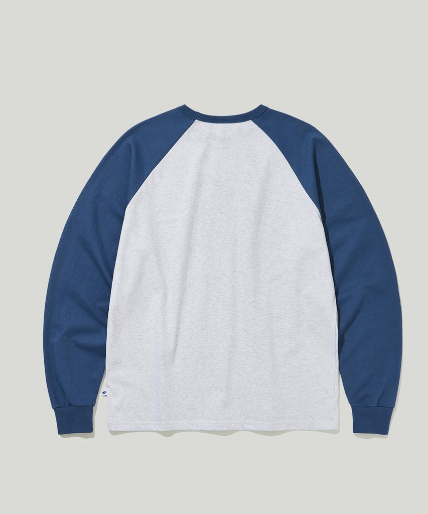 Iseuteuko Heritage Raglan Long Sleeve Navy
