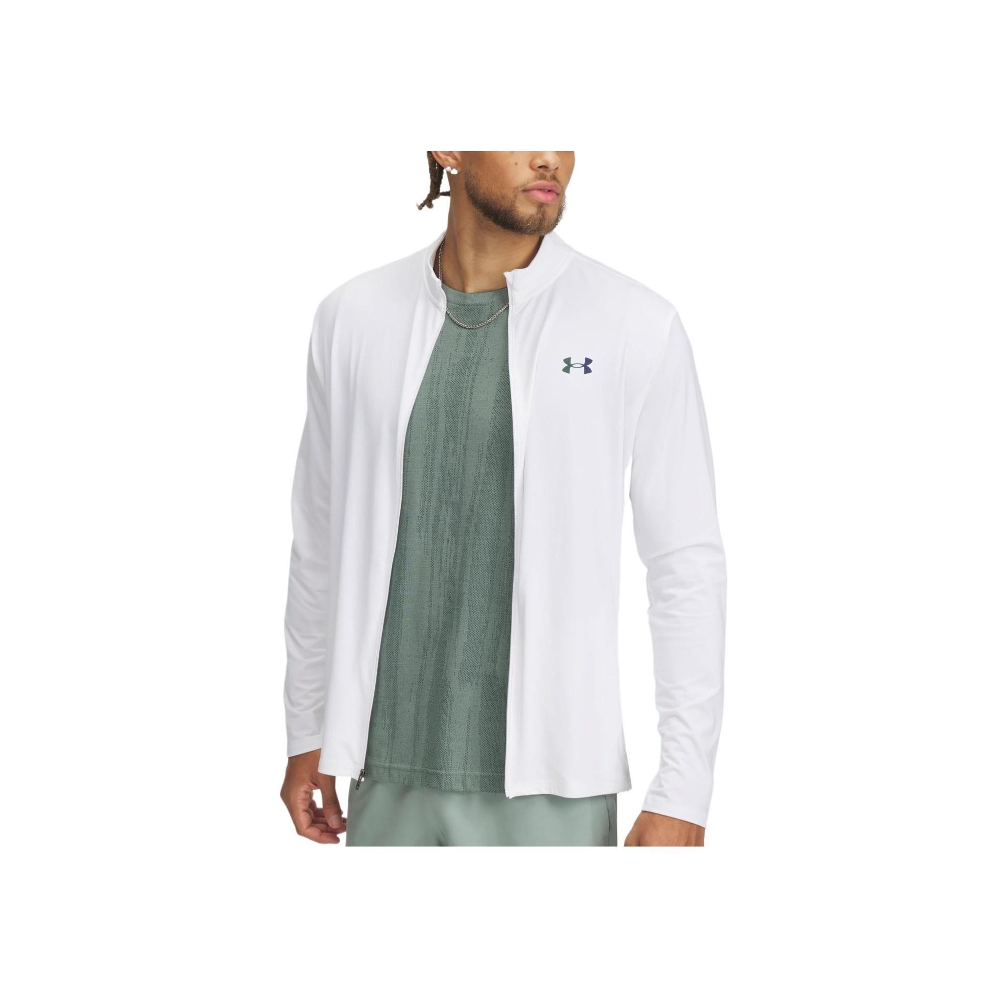 

Under Armour Vanish Elite Minimalist Versatile Sports Casual Comfortable Jacket Men Jacket White 1390051-100 3XL