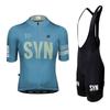 Set Completo Maglia e Pantaloncini da Ciclismo Uomo Traspirante Asciugatura Rapida Outfit per Bici da Strada Equitazione all'Aperto