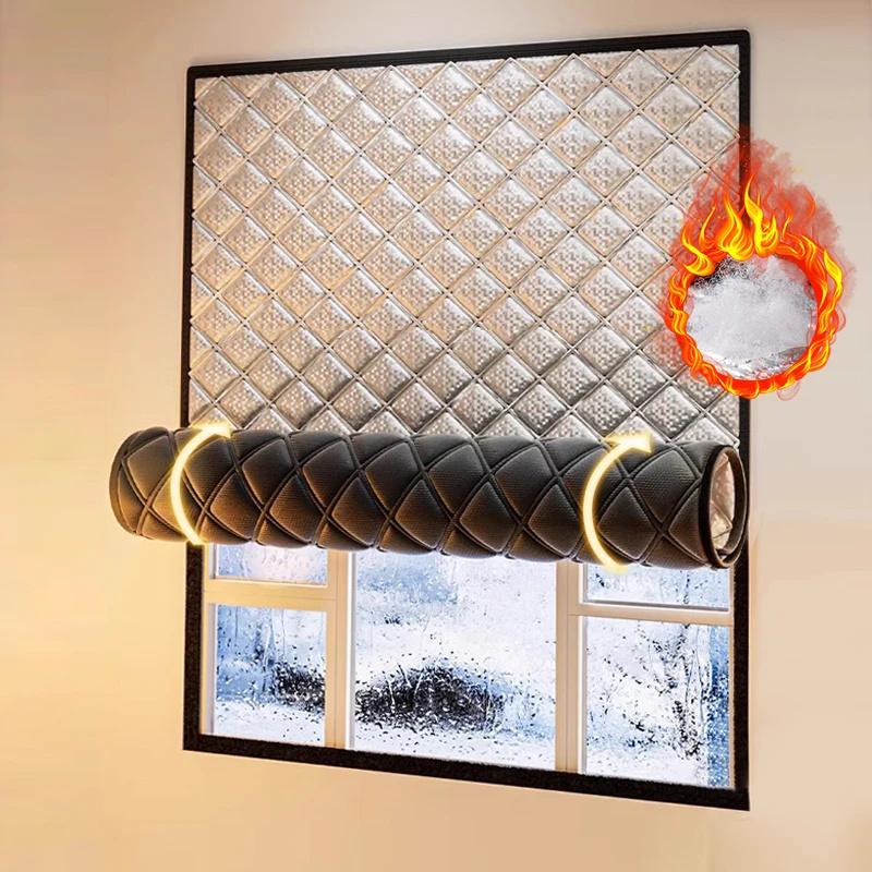 Warm Curtains, Cold and Heat Insulation, Window Screens, Sun Shading, Sound Insulation, Double Thickened Warm Curtains