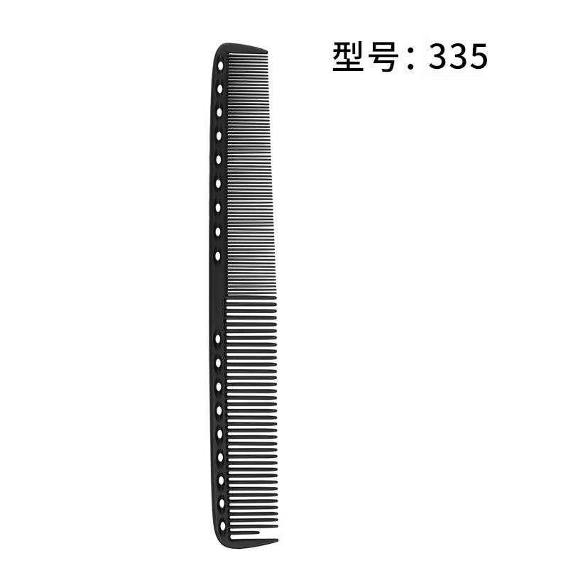 14Styles Hairdressing Carbon Comb for Haircut Barber Anti Static Black Rat Tail Comb Beauty Professional Hair Styling Tools Comb