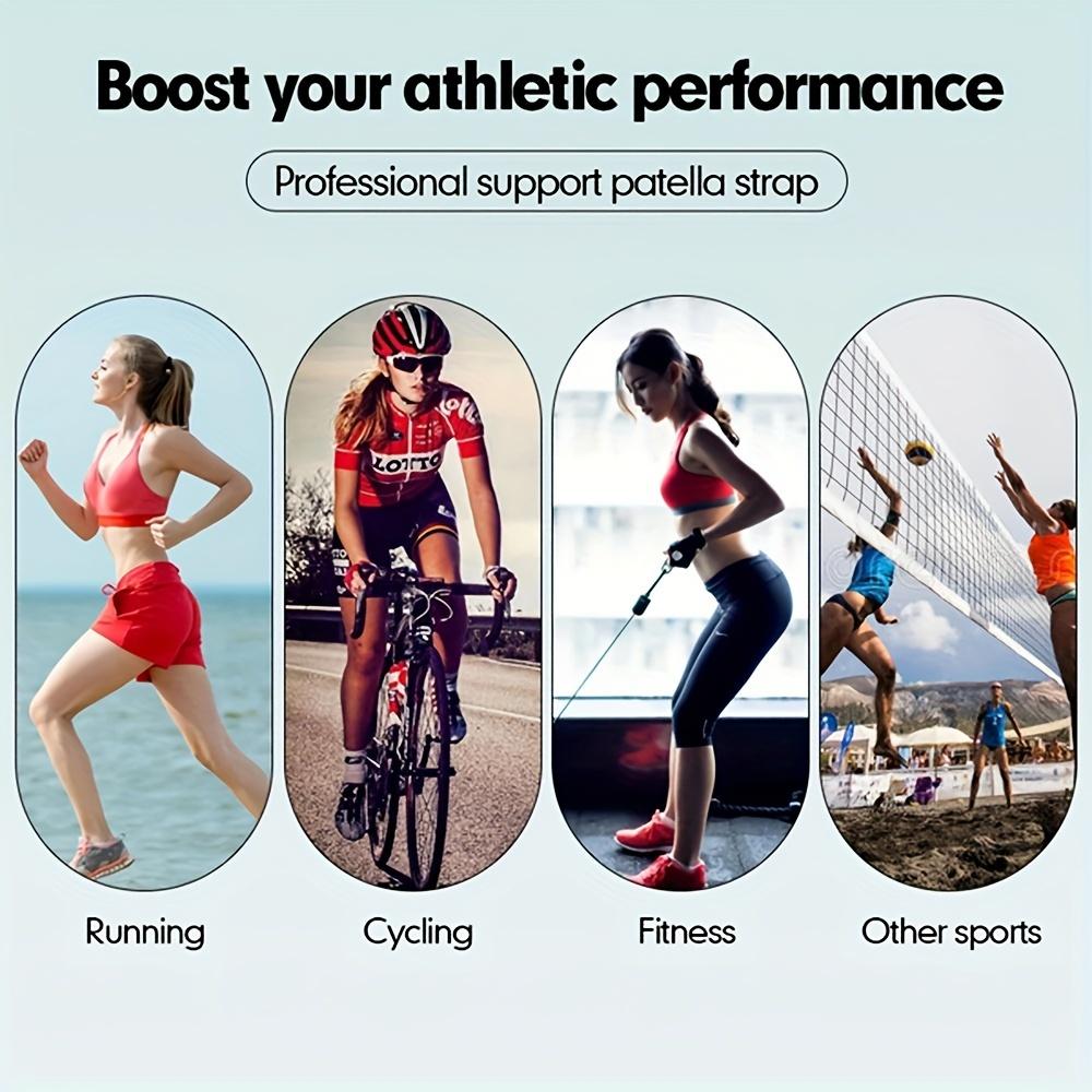 WRELS Patella Knee Strap Sports Kneepad Adjustable Knee Band  Professional Protector Pad Belted Protector Open Knee Wrap Band