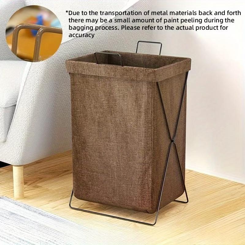 Foldable Laundry Basket with Handles Waterproof Fabric Laundry Hamper for Bedroom Bathroom Dorm Laundry Storage