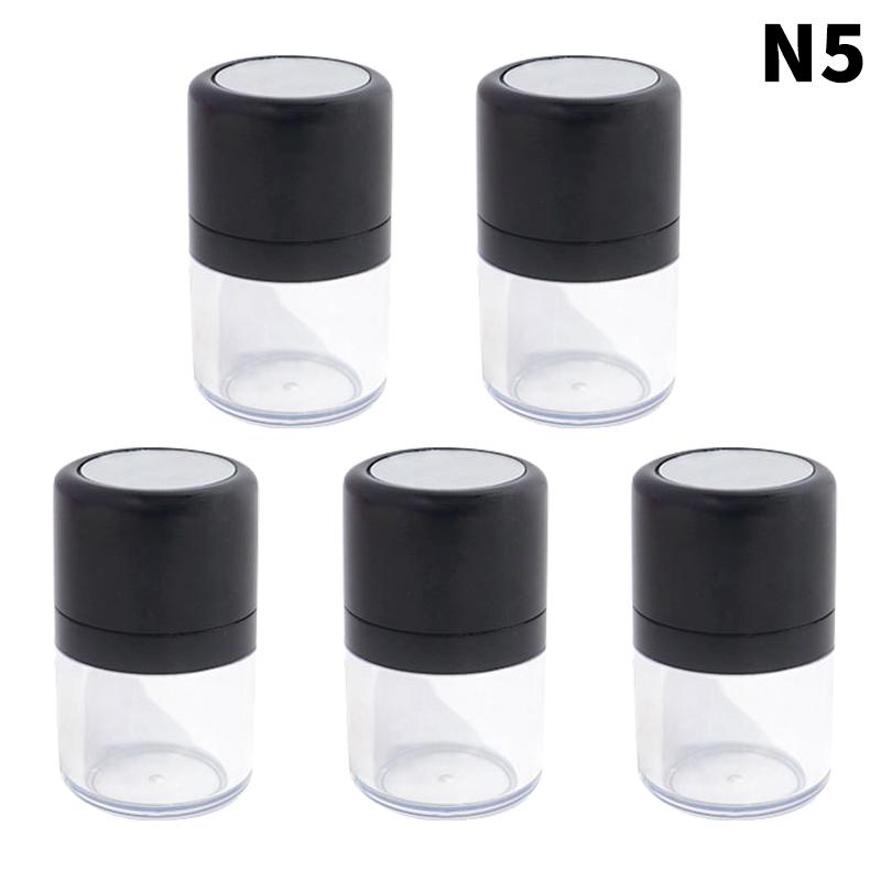 Portable Loose Powder Box With Mirror Travel Powder Case With Mushroom Sponge Puff Cosmetic Case Blusher Powder Jar Container