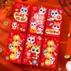 6pcs Chinese New Year Red Envelopes Cartoon Horse Year Hongbao Cute Money Packaging Envelopes Spring Festival Gifts
