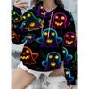 Women's Autumn and Winter 3D Printed Hooded Fashion Versatile Trend Breathable Casual Hoodies & Sweatshirts (women’s)