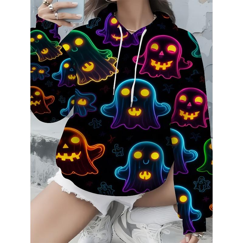 Women's Autumn and Winter 3D Printed Hooded Fashion Versatile Trend Breathable Casual Hoodies & Sweatshirts (women’s)