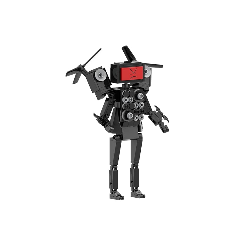 Skibidi Toilet Block Skibidi Toilet Toys Hobby Collection Items Net Anime Toy Building Blocks Ages 6+ (TV Man Titan)