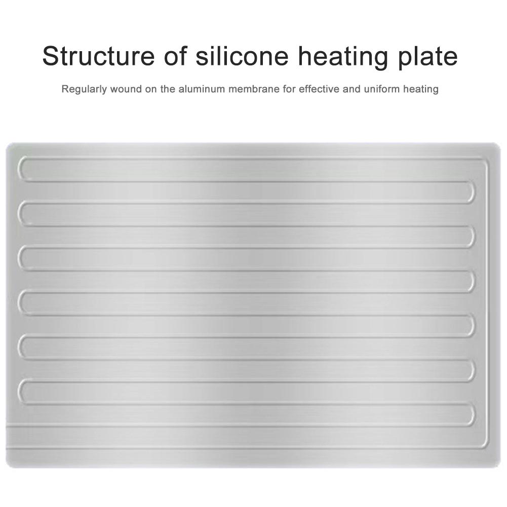 USB Rechargeable Insulated Lunch Bag Portable Electric Lunch Bag Electric Thermal Lunch Bag Reusable 3 Heat Levels for Women Men