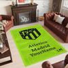 Atletico Madrid Personalized Name Carpet Perfect for Living Rooms Kitchen Outdoor Hallway Anti-slip Rug Office home decor Perfect Gift for Women/Men