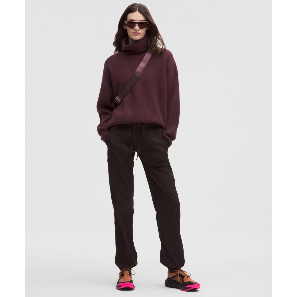 Lululemon Oversized Cashmere Funnel Neck Sweater Goodnight Plum