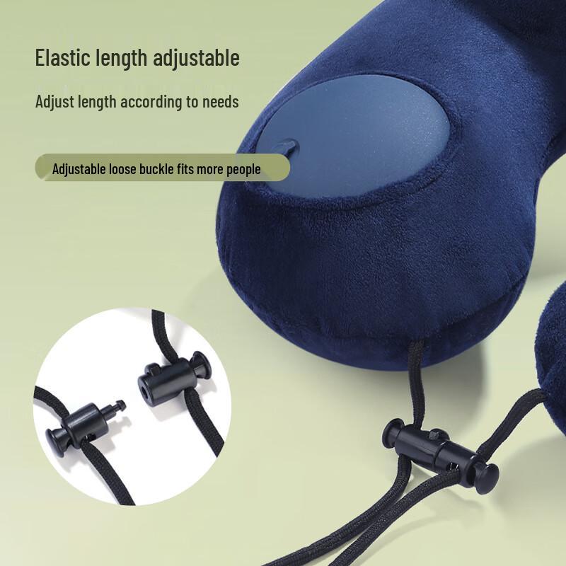 OEING Upgraded Press-Type Inflatable Travel U-Pillow