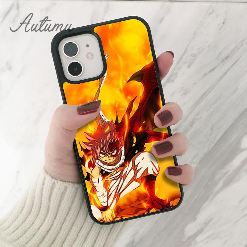 FAIRY TAIL Handyhülle für iPhone 11 12 13 14 Pro Max mini X XR XS SE 2020 5 6S 7 8 Plus Samsung Galaxy S21 S22 Hülle
