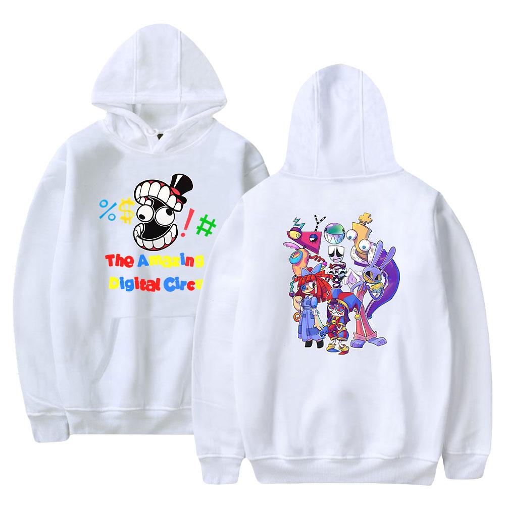 The Amazing Digital Circus Sudadera con capucha para hombre y mujer, unisex, estampado gráfico, Cool Tie Dye, ropa de calle, sudadera con capucha de manga larga