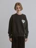 HUNCH Heart Oversized Sweatshirt