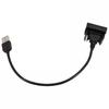 USB Extension Cable for Toyota For Vios For Dash Mount Car USB Socket 1.34 inch