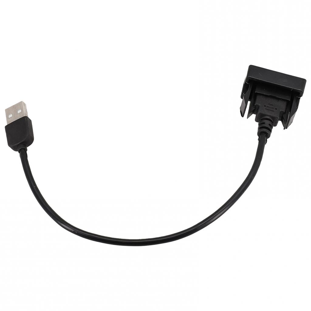 USB Extension Cable for Toyota For Vios For Dash Mount Car USB Socket 1.34 inch