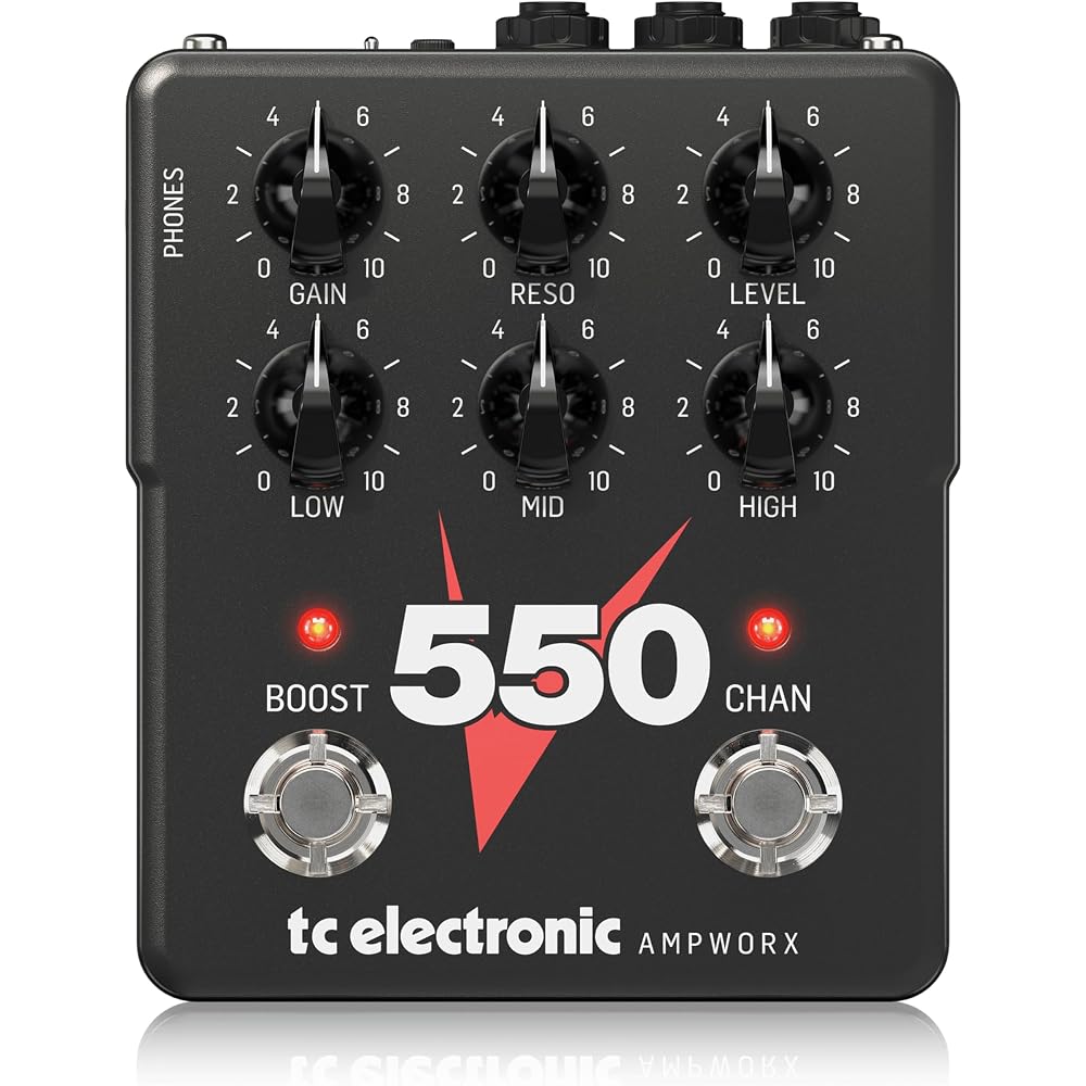 TC Electronic Guitar Preamp with TC Ampworx Technology, 2-Channel Design, Independent Boost, Offi...