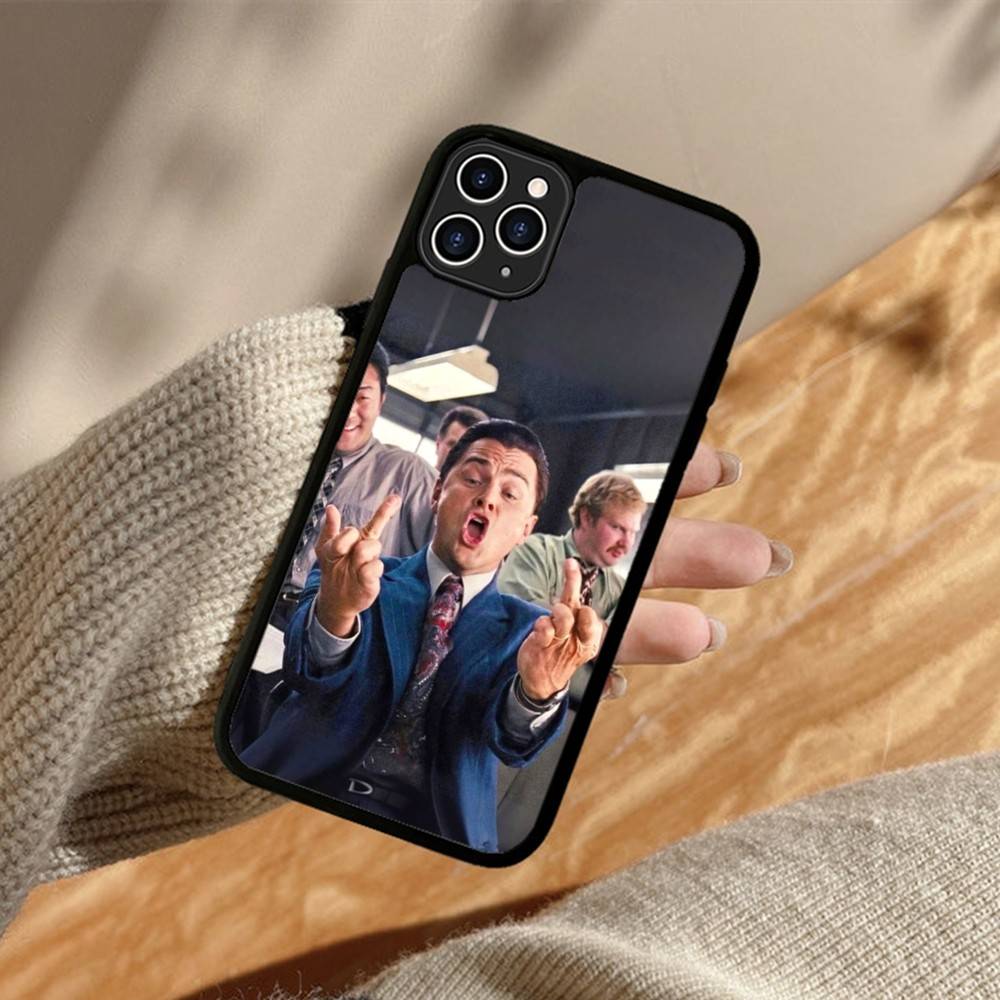 TV The W-Wolf Of W-Wall S-Street For IPhone 17 16 Pro Max Air 15 14 13 12 Mini Plus 11 Hard PC+TPU Phone Back Cover