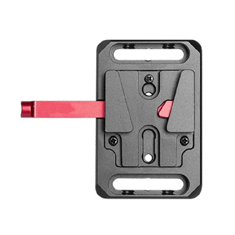 Пластина для батареи V-Mount для батарей V-Mount Портативный наружный Съемный Адаптер базовой пластины батареи для фотографии для камеры красный